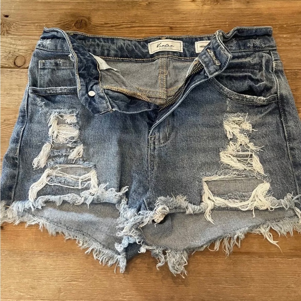 KanCan distressed Jean shorts